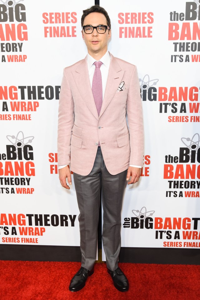 Jim Parsons at the Big Bang Theory series finale party.