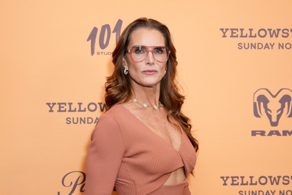 Brooke Shields at the Yellowstone Season 5 premiere.