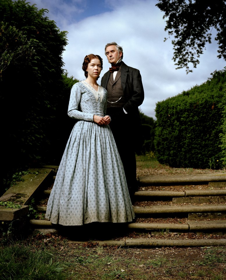 John Jarndyce and Esther Summerson from Bleak House.