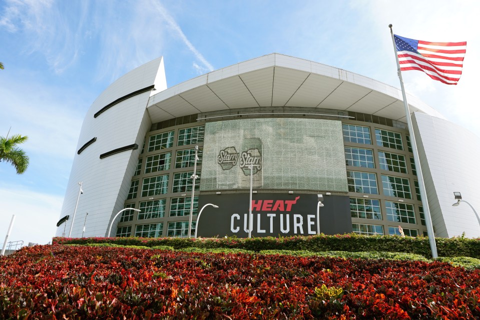 Kaseya Center, formerly American Airlines Arena, in Miami.