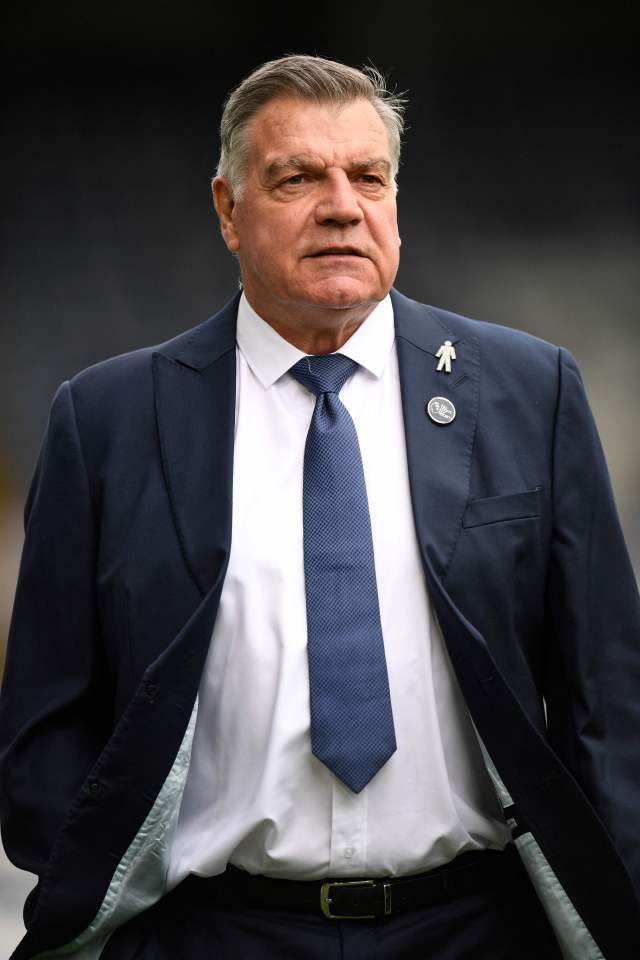 Sam Allardyce, Leeds United's head coach.