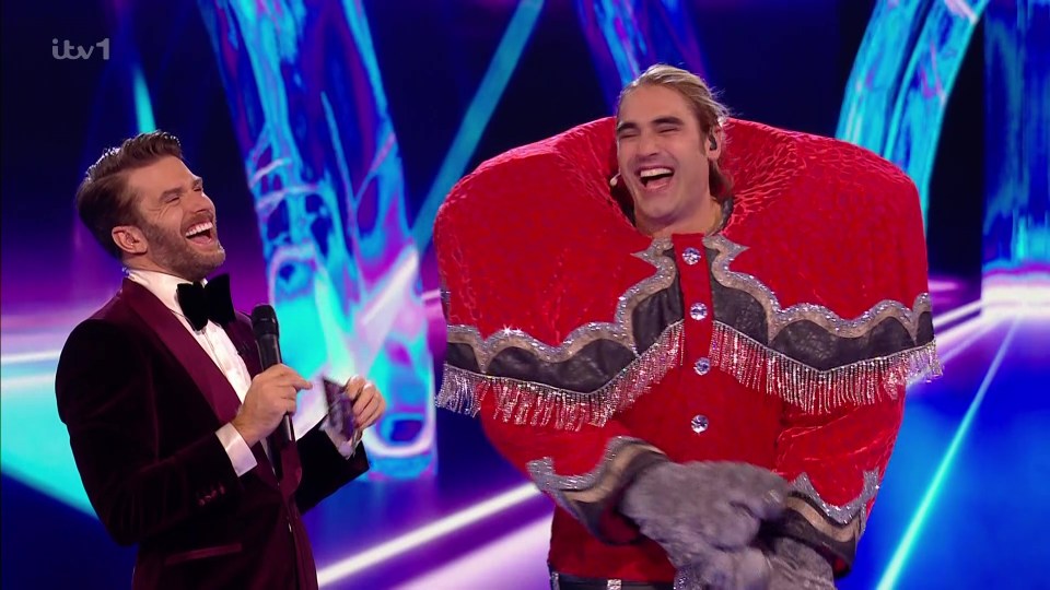 Charlie Simpson, the winner of The Masked Singer, unmasked as the Rhino.