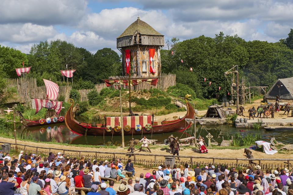 Viking show at Puy du Fou, France.