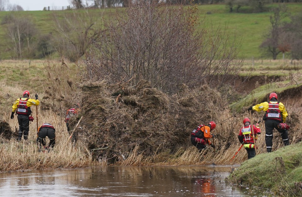 A huge search was launched for the former England rugby star