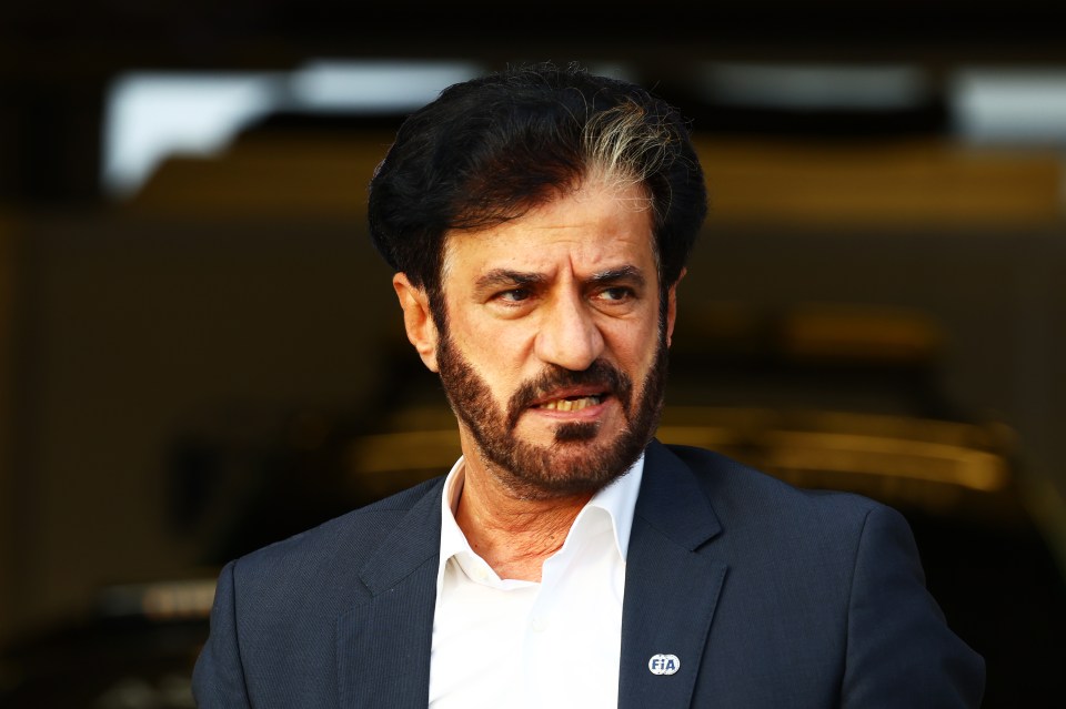 FIA President Mohammed ben Sulayem.