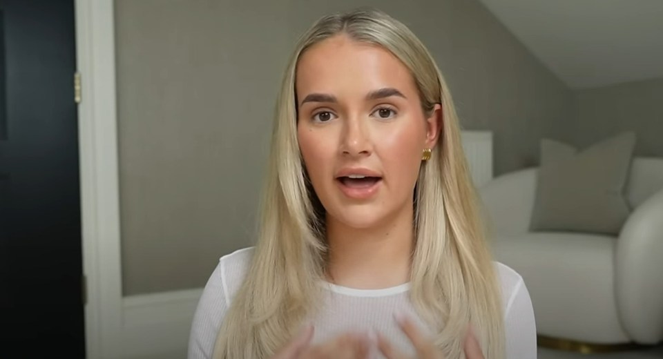 Molly-Mae Hague's return to YouTube after splitting with Tommy.