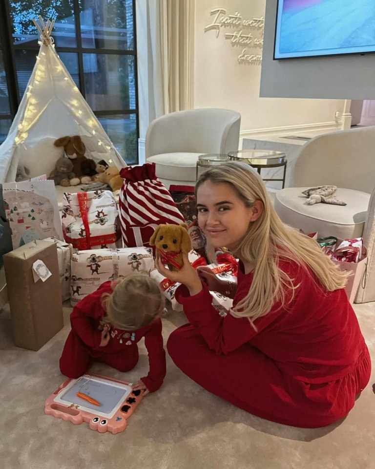 Molly-Mae and one-year-old Bambi's first Christmas since the break up from Tommy