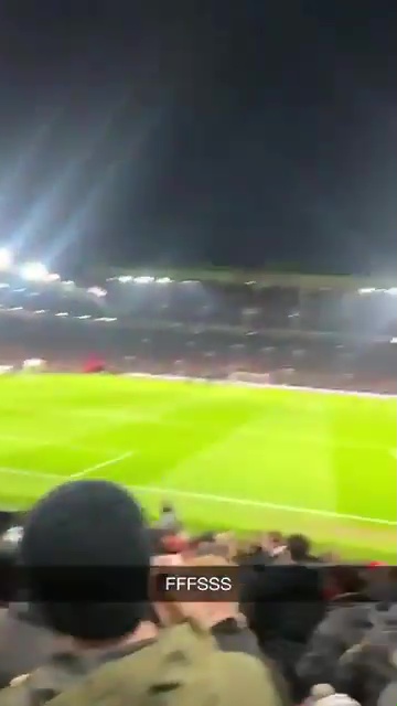 View of Old Trafford stadium during a Manchester United game.