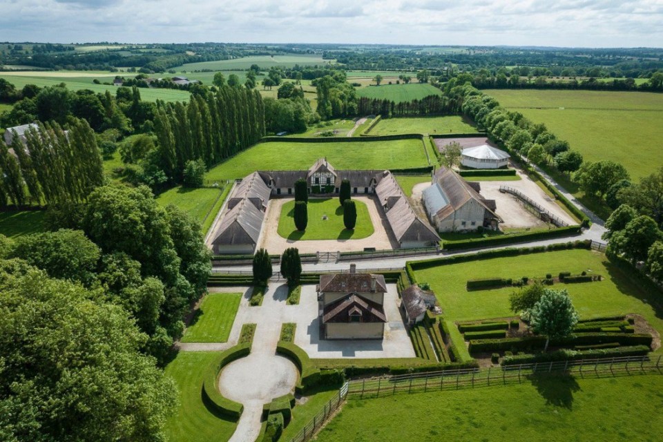 Haras de Fresnay-le Buffard has a 16-room chateau and over 600 acres