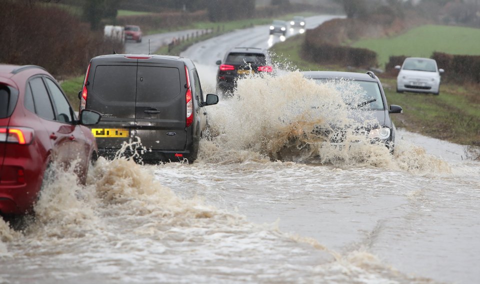 Floods in Essex this morning