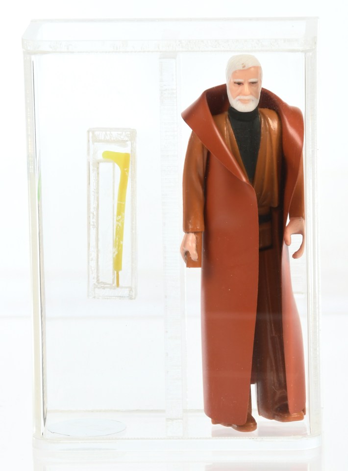 This ultra-rare Star Wars figure of Ben Kenobi is set to fetch thousands at auction