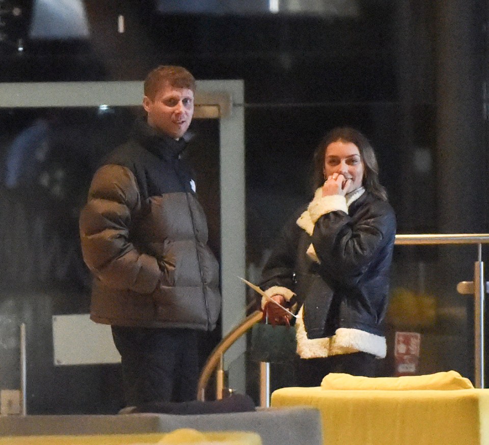 Tasha Ghouri and Jamie Borthwick out for dinner.