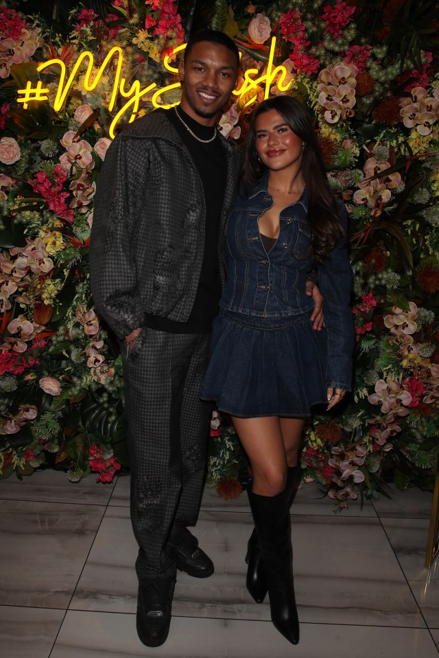 Roman Hackett and Matilda Draper at a promotional event.