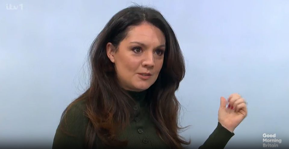 Laura Tobin on Good Morning Britain.