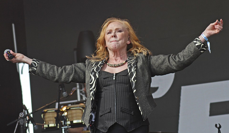 Carol Decker of T'Pau performing at BritFest.