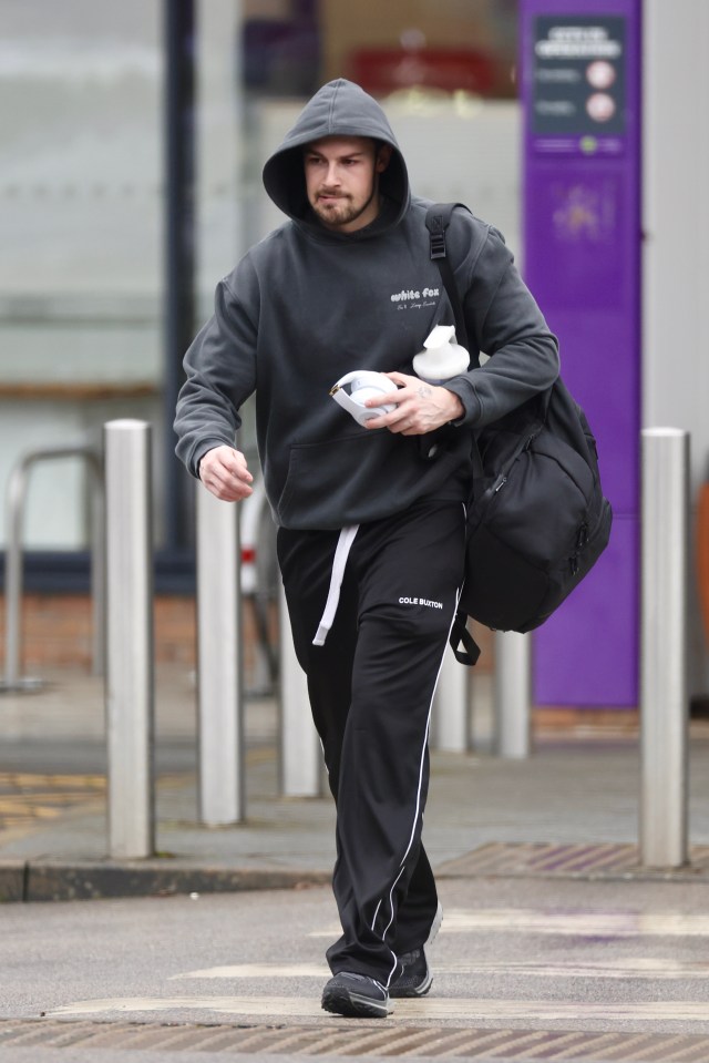 Andrew Le Page leaving a gym.