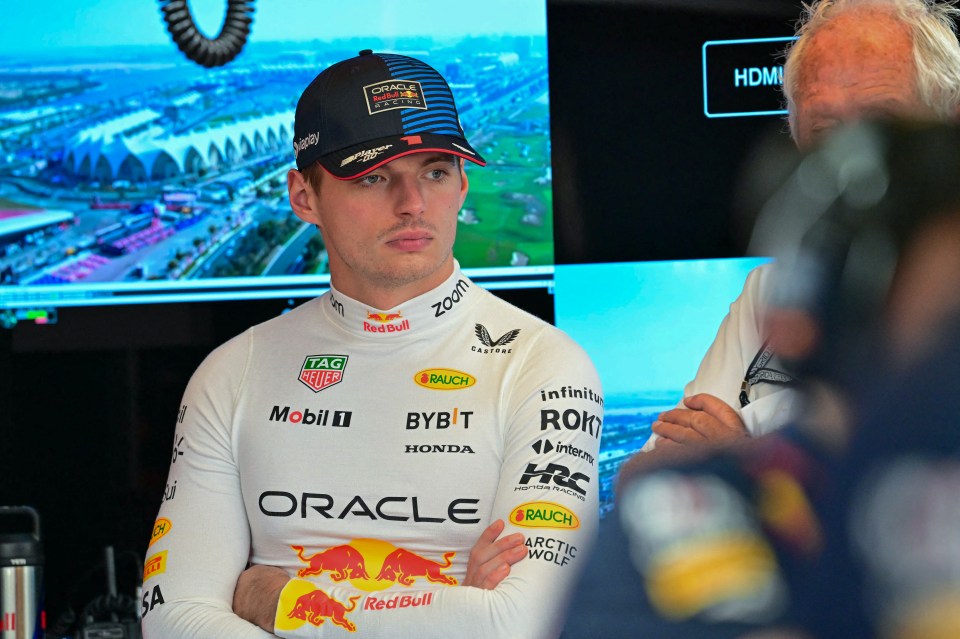 Max Verstappen in Red Bull Racing uniform.