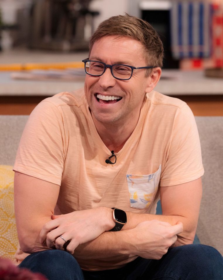 Russell Howard on the Lorraine TV show.