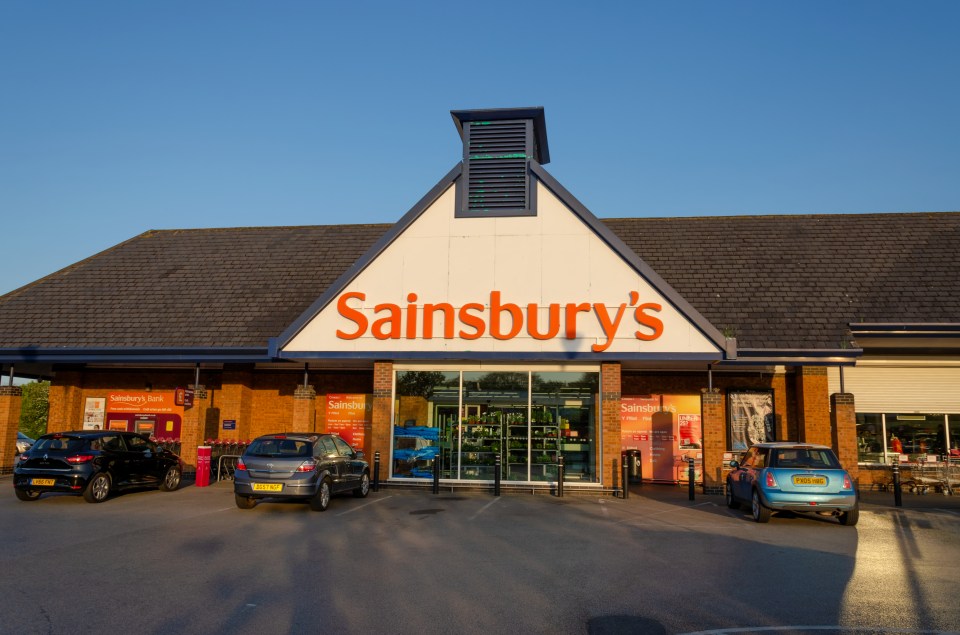 Sainsbury's supermarket in Flint, UK.