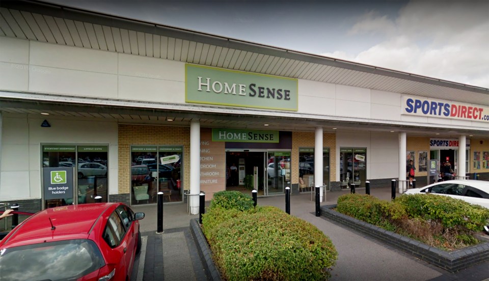 Exterior view of a HomeSense store.