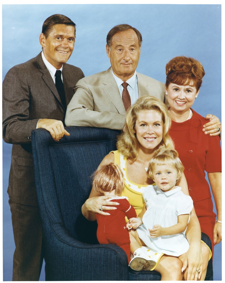 Cast photo of Bewitched, circa 1966.