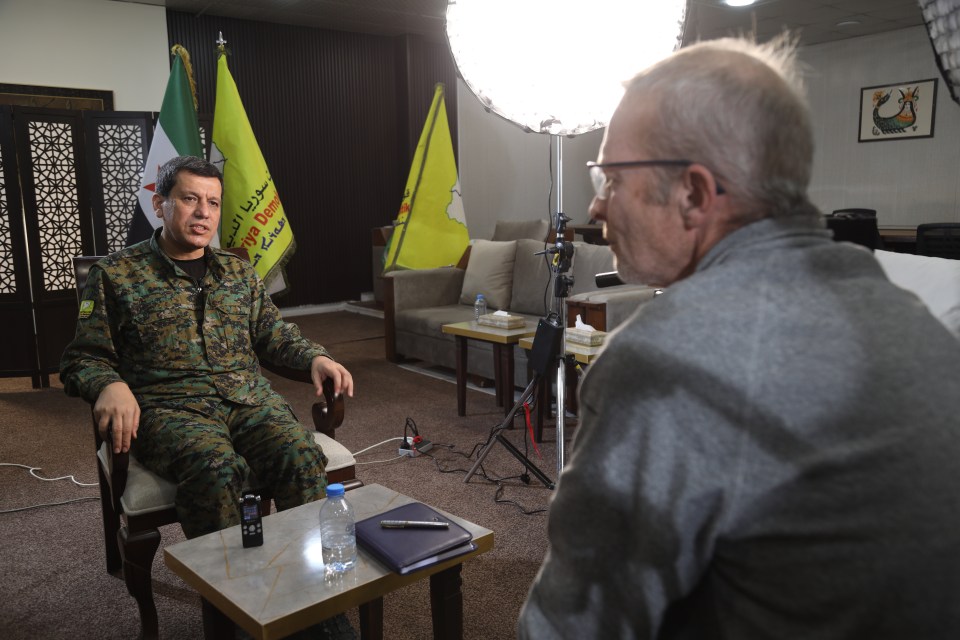 SDF General Mazloum Abdi in an interview.