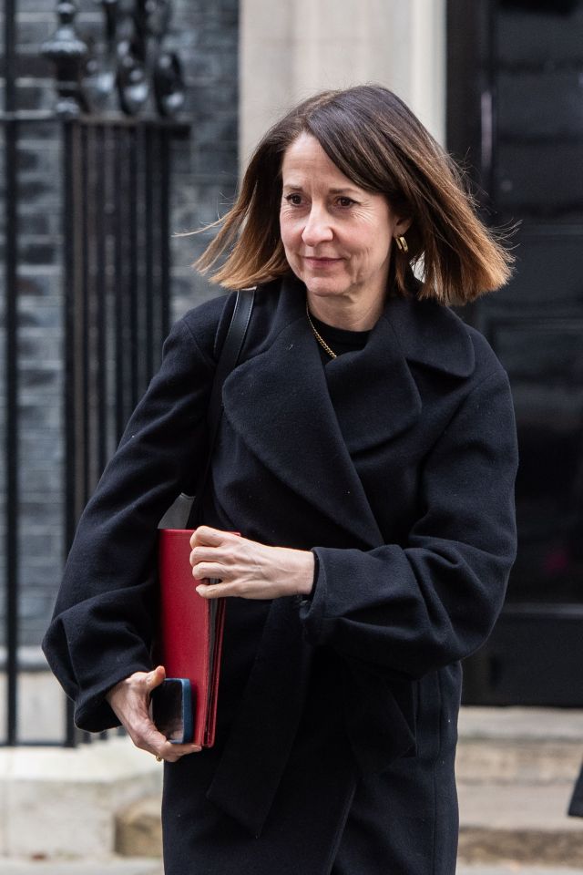 Liz Kendall, Secretary of State for Work and Pensions, leaving Downing Street after a Cabinet meeting.