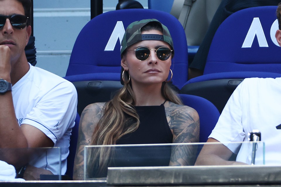 Sophia Thomalla at the Australian Open.