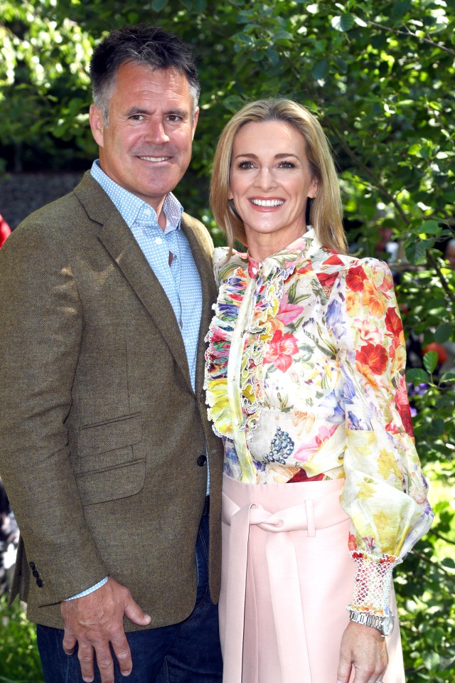 Kenny and Gabby Logan at the 2024 RHS Chelsea Flower Show press day.