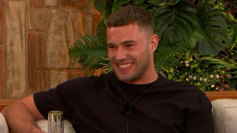 Curtis Pritchard on Love Island: All Stars.