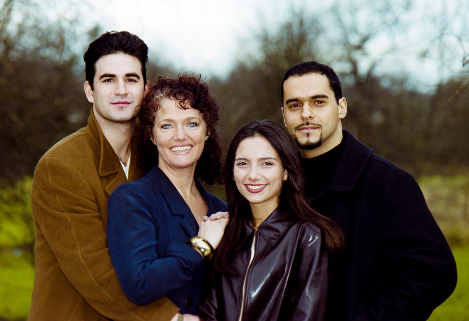 EastEnders cast photocall: The Di Marco family.