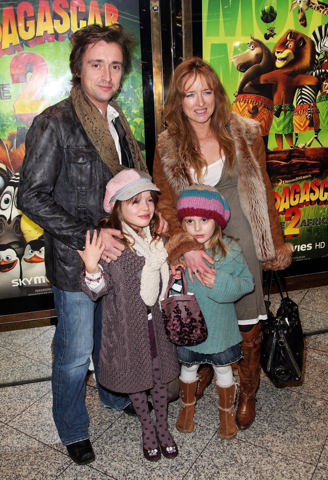 Richard Hammond and his family at the Madagascar: Escape 2 Africa premiere.