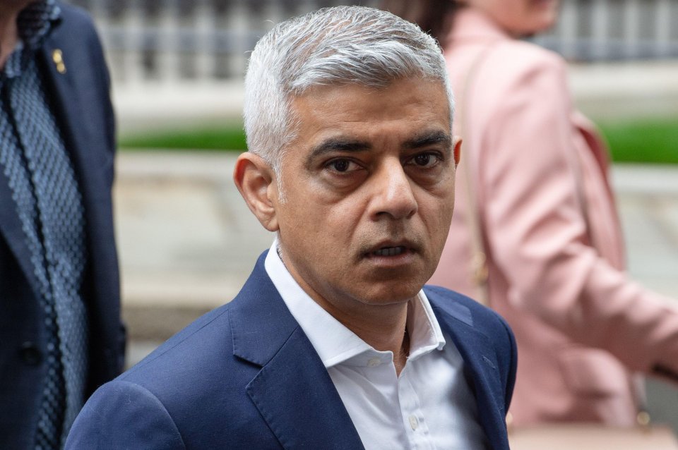 Sadiq Khan, Mayor of London, outside 10 Downing Street.