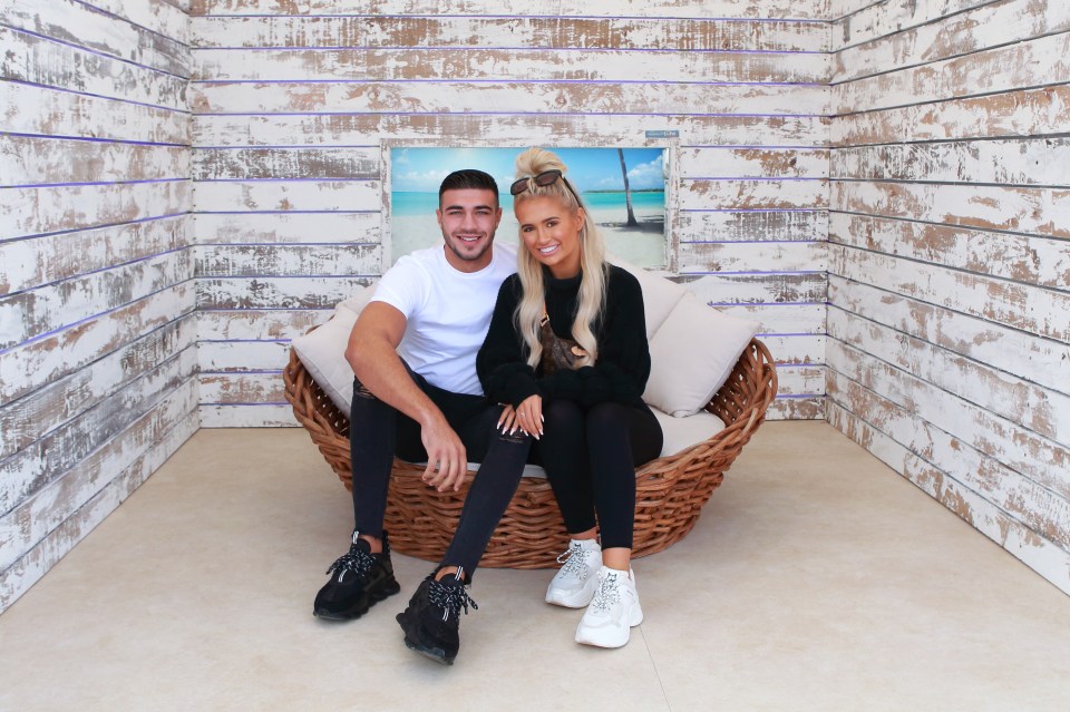 Tommy Fury and Molly Mae Hague at a meet-and-greet.