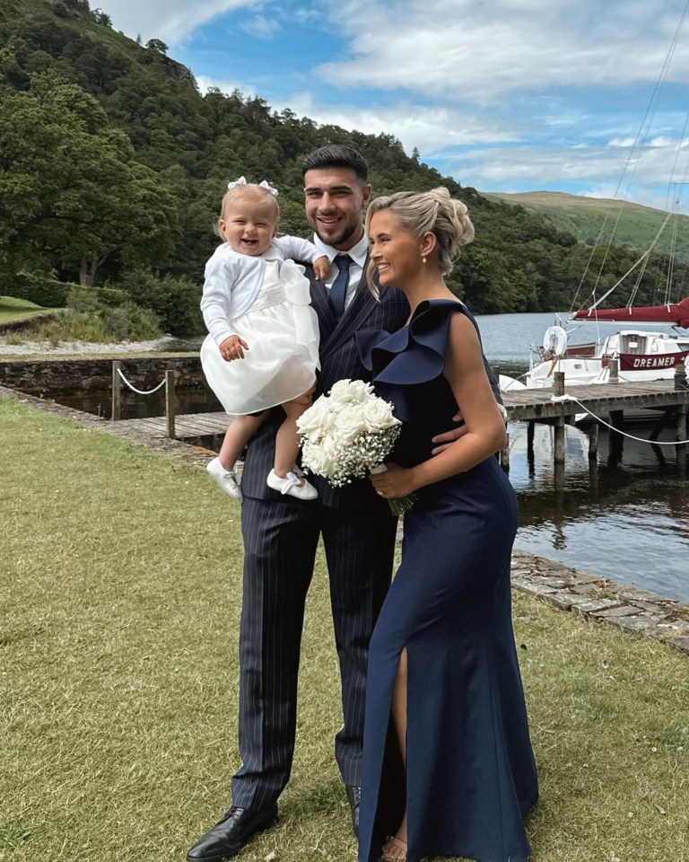 Tommy Fury and Molly Mae with their daughter.