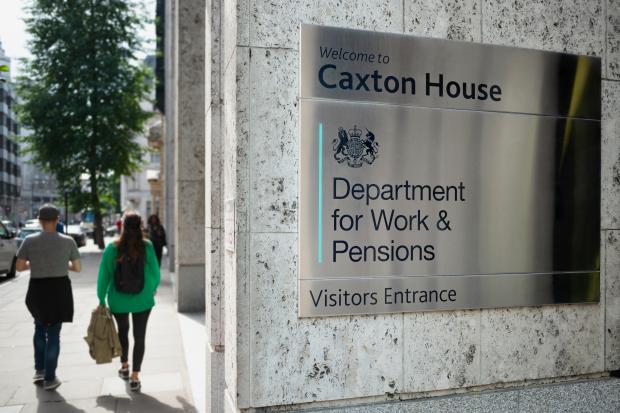 Caxton House, Department for Work &amp; Pensions visitors entrance.