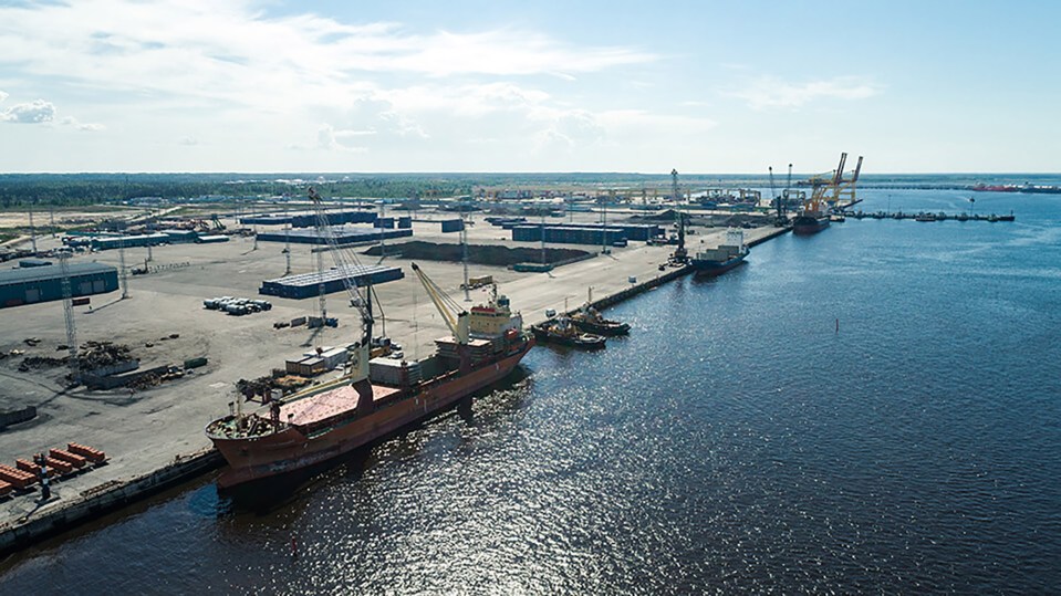 Ust-Luga is a key shipping hub which processes fuel used to supply Russian forces on the frontlines