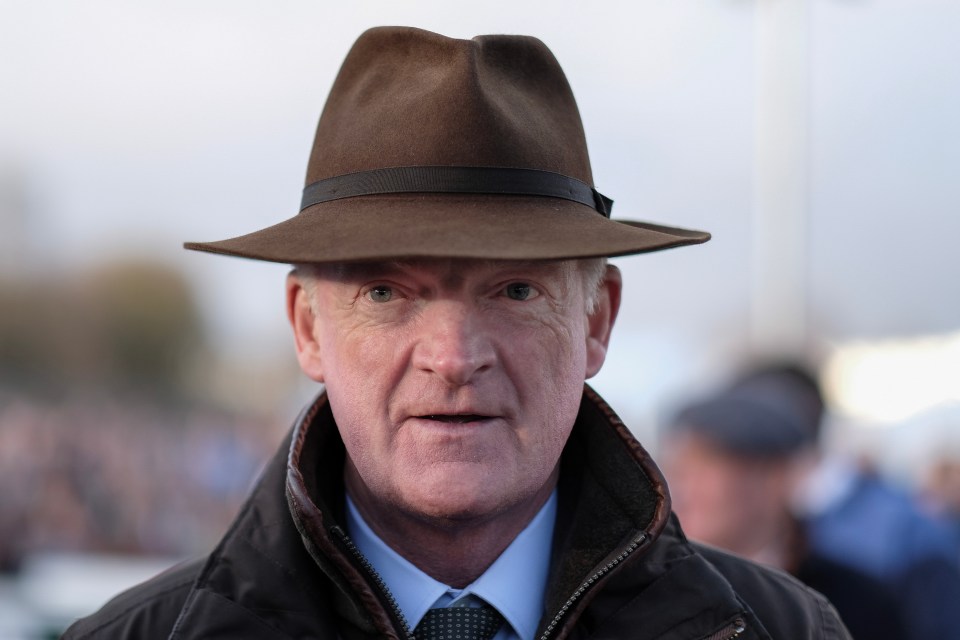 Willie Mullins at Leopardstown Racecourse.