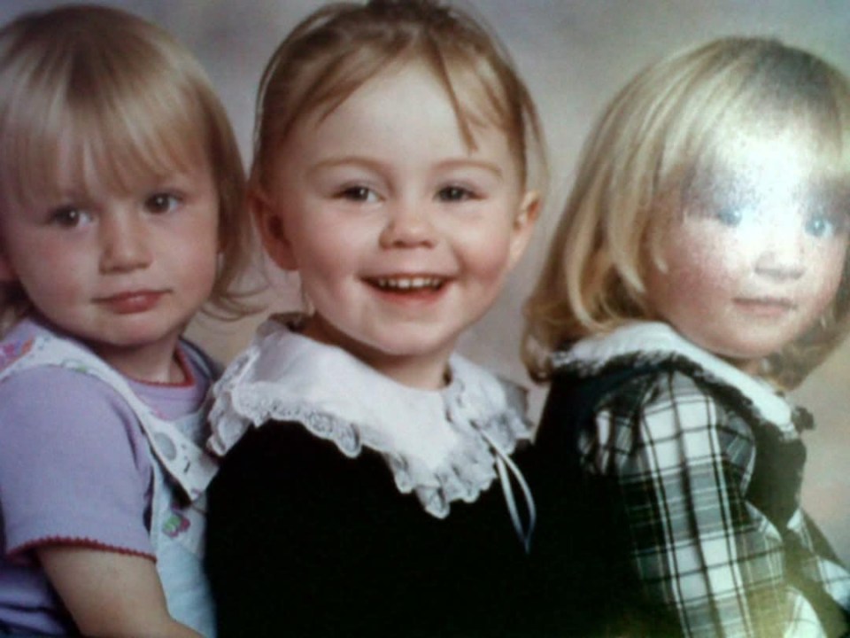 Photo of three young girls.