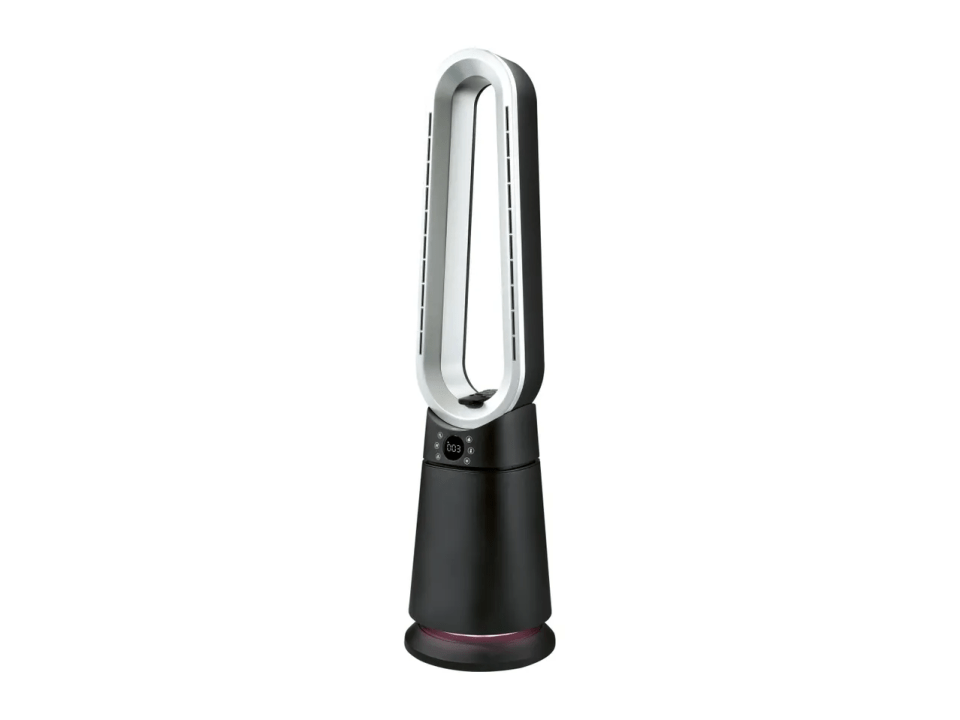 Silvercrest bladeless tower fan heater.