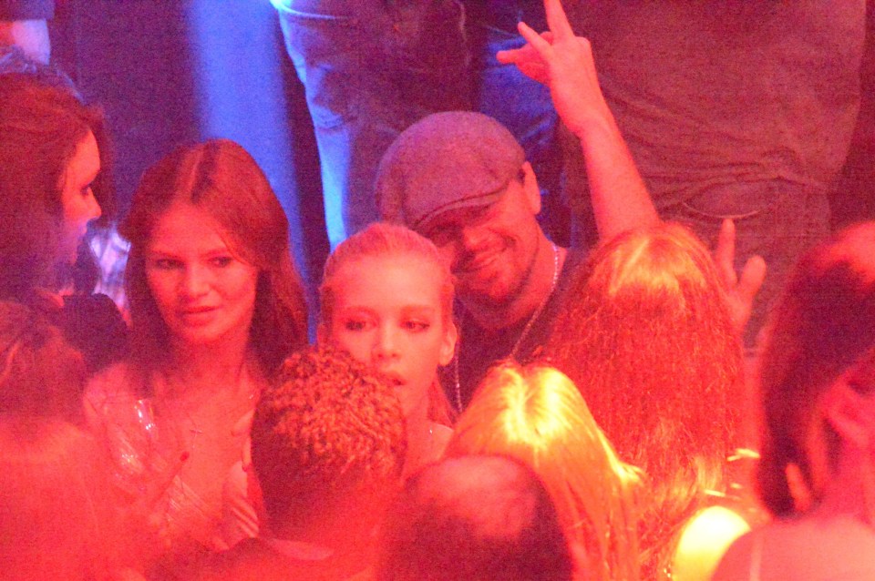 Leonardo DiCaprio at a nightclub in Cannes.