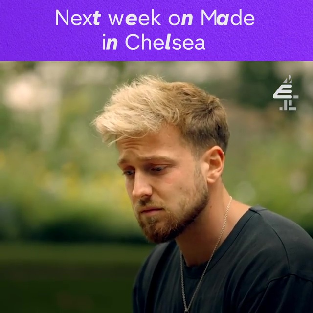 Sam Thompson upset in a preview for Made in Chelsea.